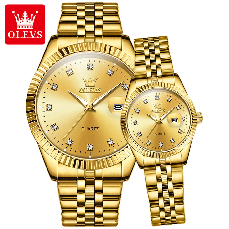 Olevs Couple Watch 5526